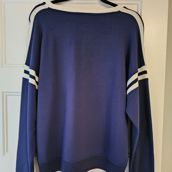 Vineyard Vines Women's Navy Blue Sweatshirt sz large - Picture 3 of 5